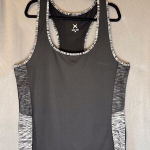Game Time Charcoal and Heather Gray Tank Top. Excellent Condition.
